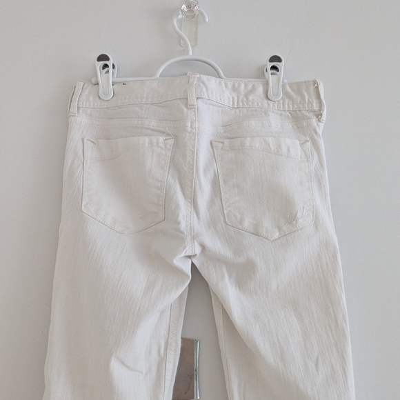 Low rise straight leg crop express jeans - Picture 3 of 5